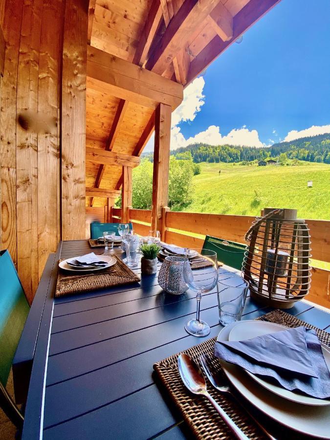 Appartamento Appt 3CH, au pied des pistes à la déco soignée Flumet Esterno foto
