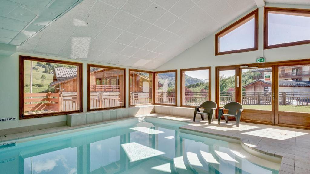 Appartamento Appt 3CH, au pied des pistes à la déco soignée Flumet Esterno foto